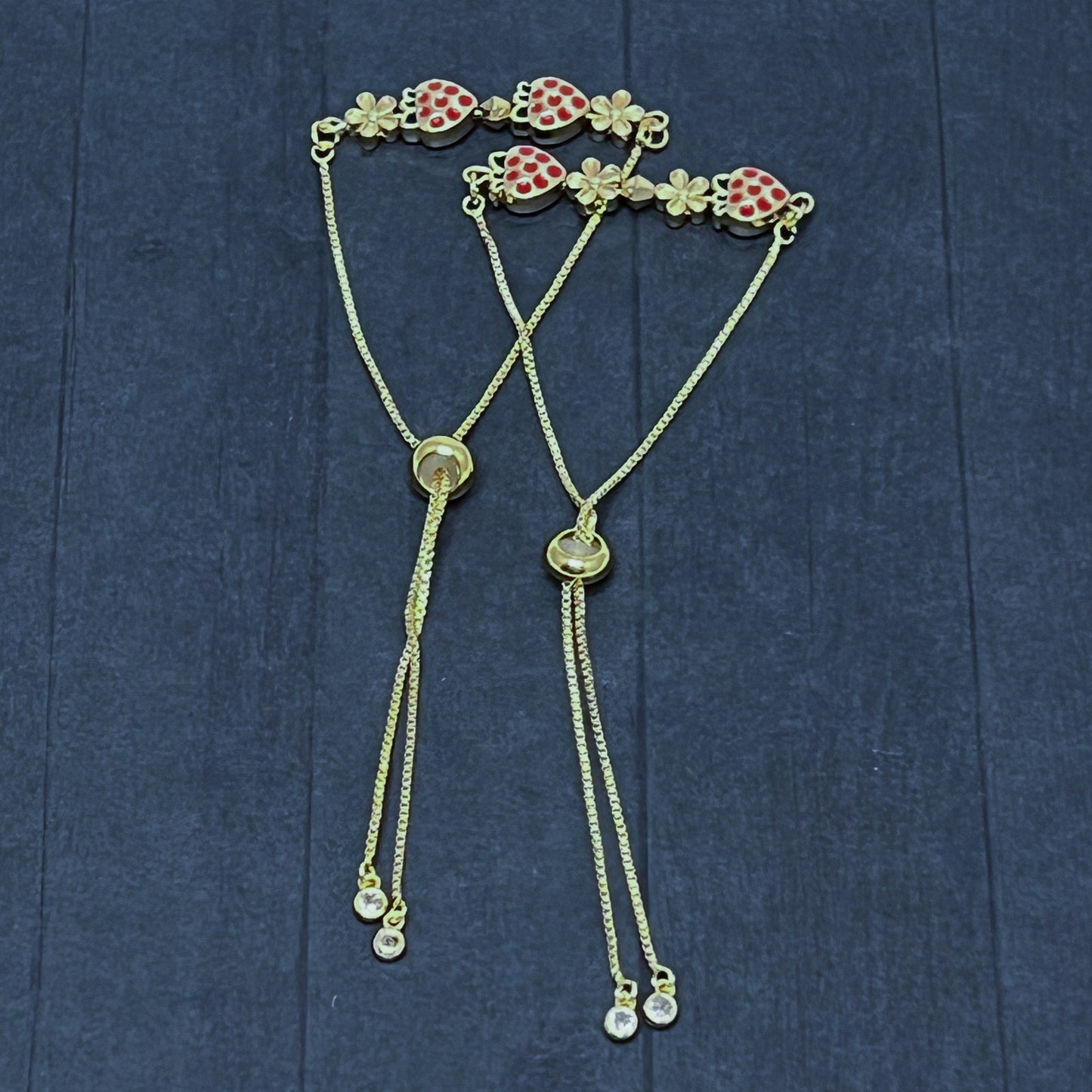 Strawberry Fields 2 Slide Bracelet (Copy)