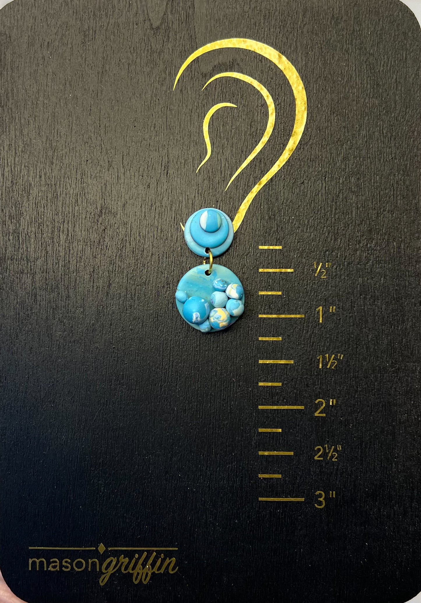 Sea Bubble Drop Pierced Earrings