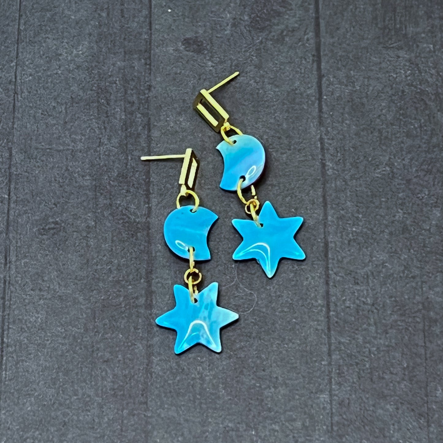 Sea Star Drop Pierced Earrings