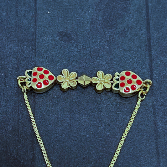 Strawberry Fields 2 Slide Bracelet (Copy)