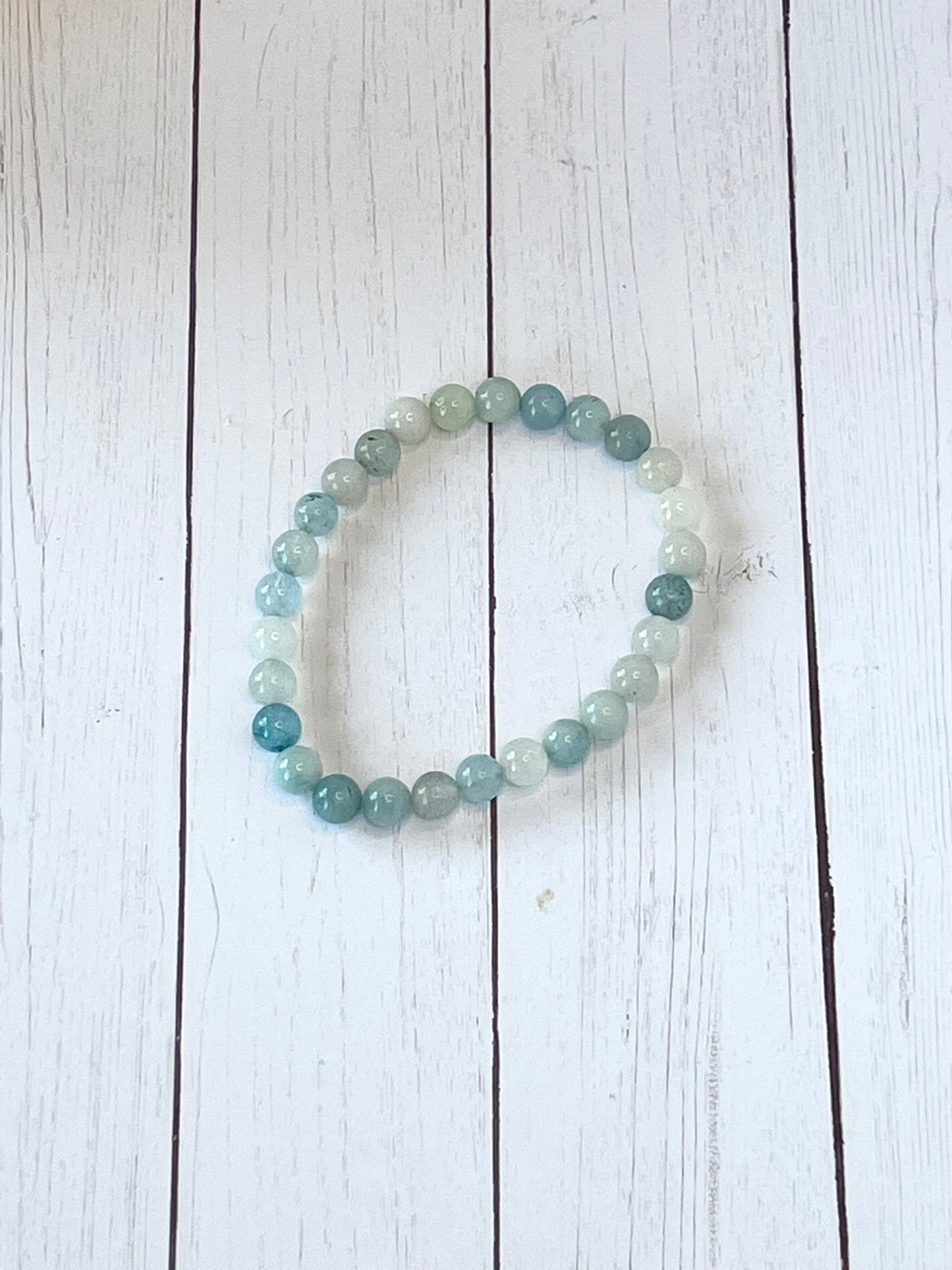 Aqua Cluster Bracelet