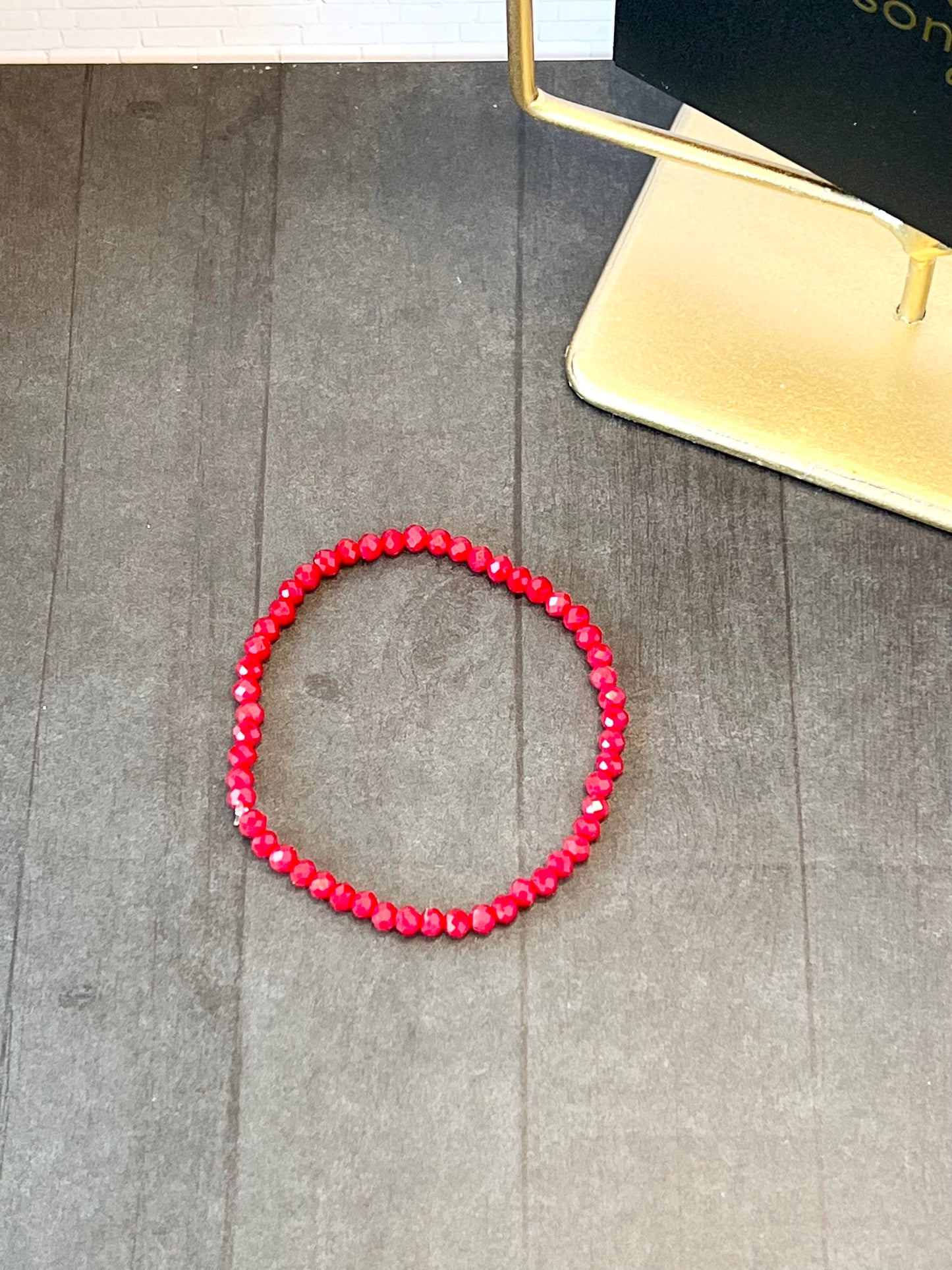 Candy Cane Frosted Bracelet